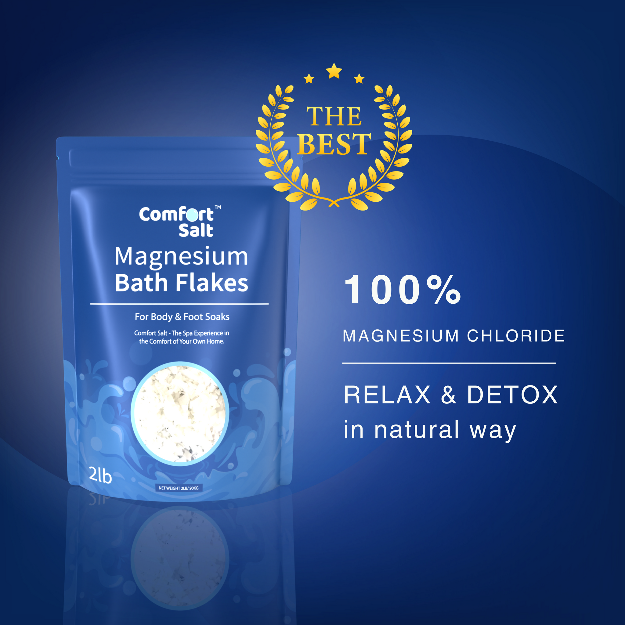 Comfort Salt 100% Magnesium Bath Flakes