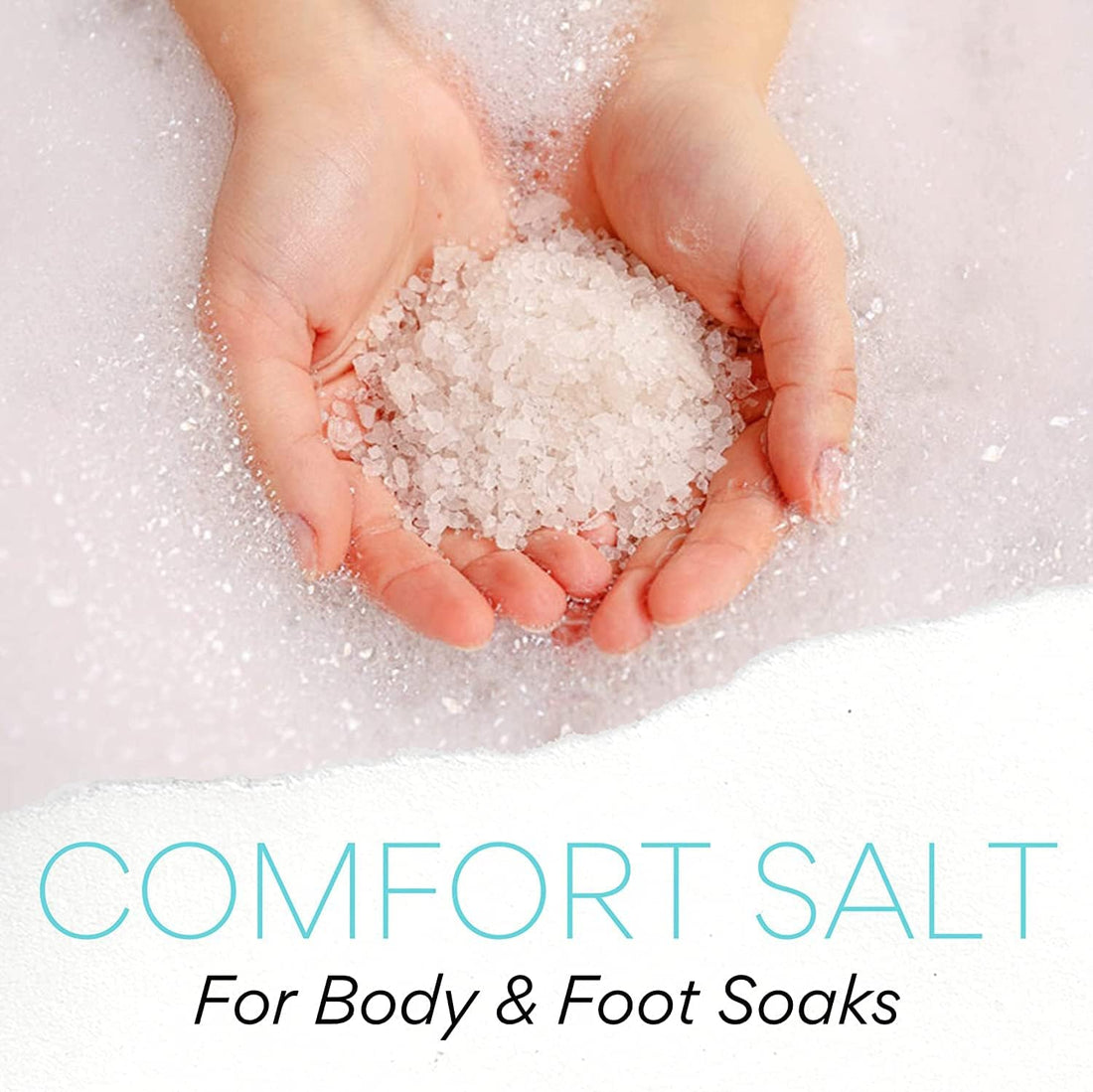 Comfort Salt 100% Magnesium Bath Flakes 4 Pound Bag - Soak for Relaxation, Recovery, & Wellness