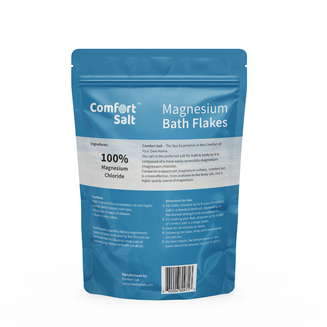 "50% Off" 2lb Magnesium Bath Flakes