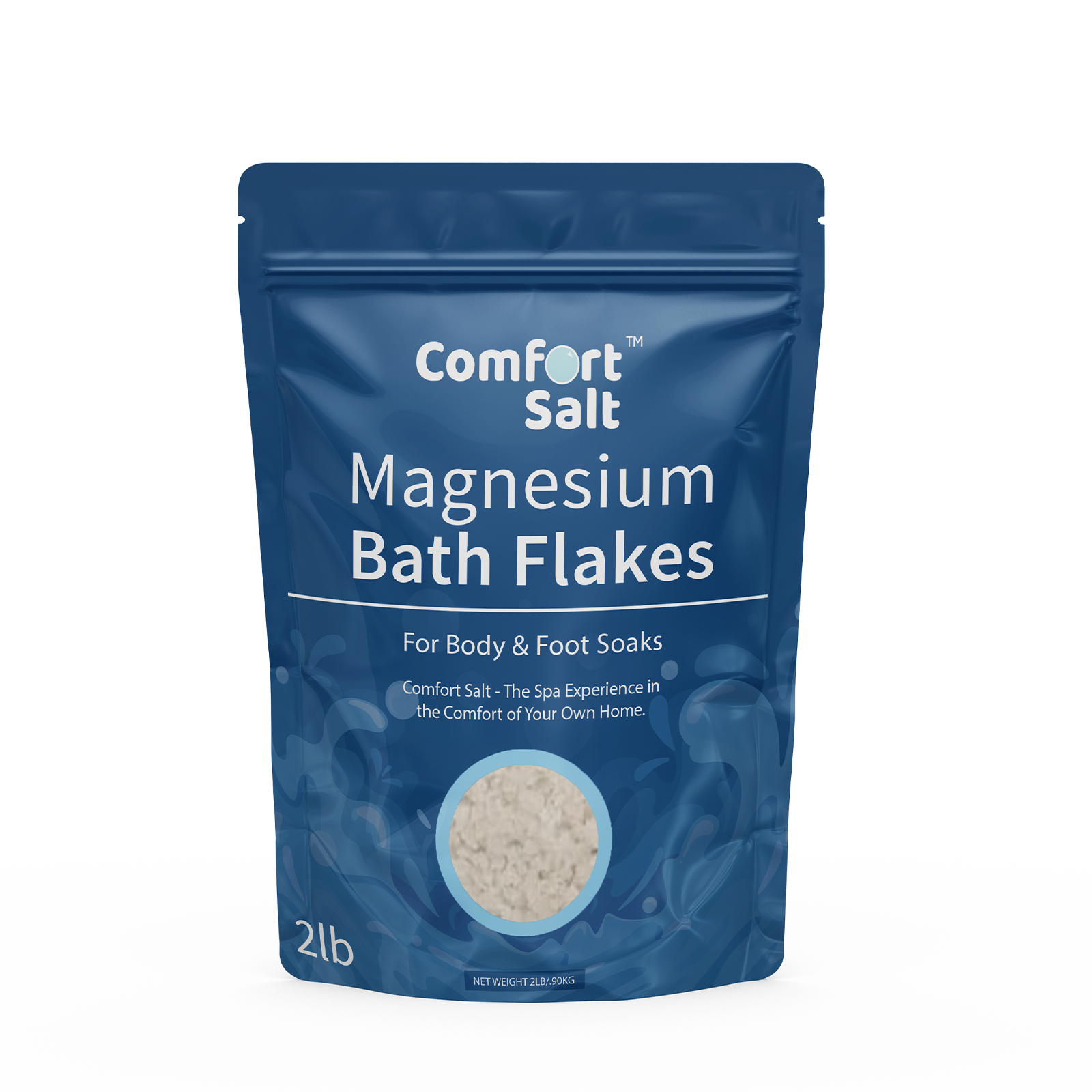 Comfort Salt 100% Magnesium Bath Flakes 2 Pound Bag